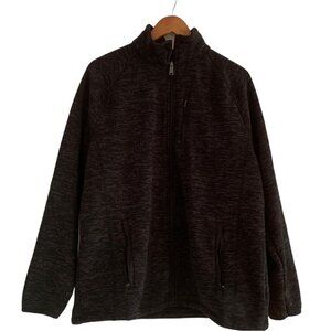 SWISSTECH - Full Zip Fleece - Size L‎ - 42-44” - Black/grey - Polyester